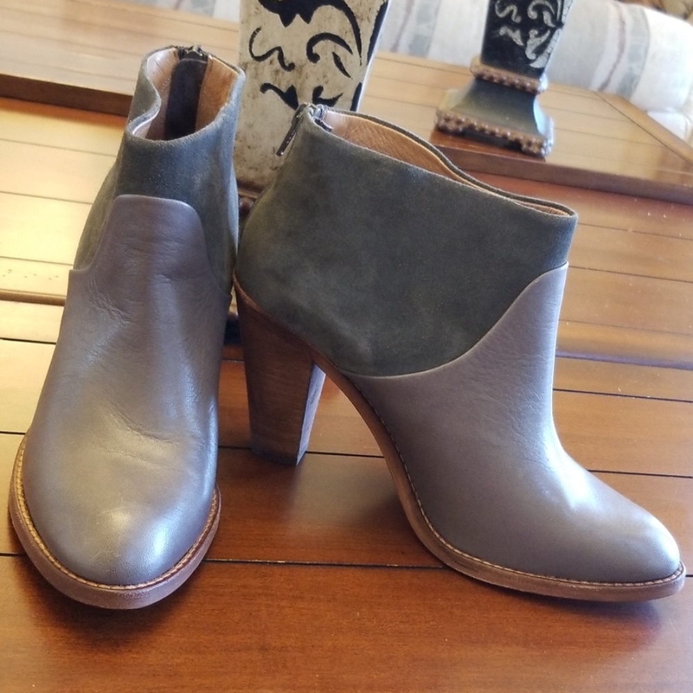 SESSUN 🐨 LEATHER BOOTIES - Picture 2 of 8
